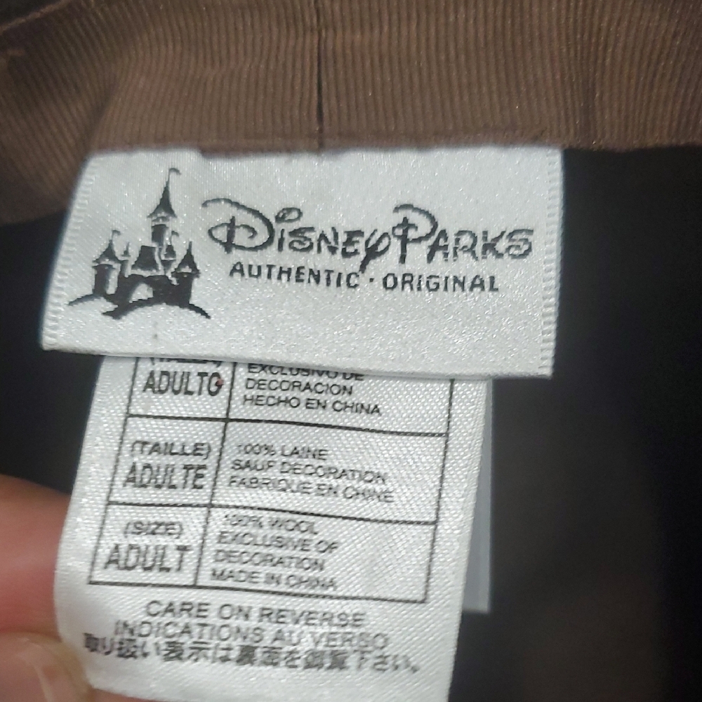 Disney Park  Brown and Cream Fedora Hat - Picture 8 of 10